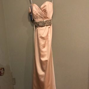 Alfred Angelo Dresses - Champagne Sweetheart Gown, With Sash Alfred Angelo Dresses - Champagne Sweetheart Gown, With Sash